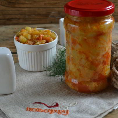 Кабачковая икра без мясорубки