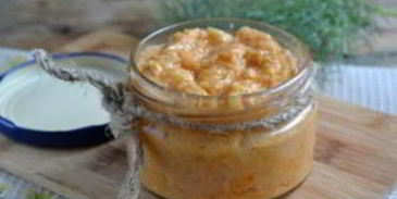 кабачковая икра с майонезом и мивиной