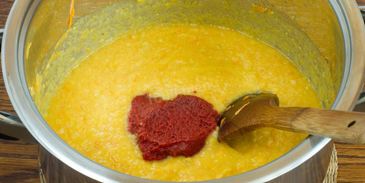 кабачковая икра с томатной пастой на зиму