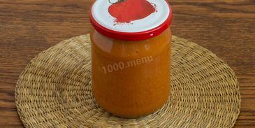 кабачковая икра с томатной пастой на зиму