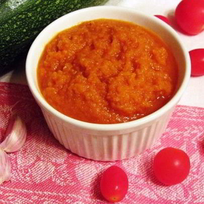 Кабачковая икра с томатной пастой