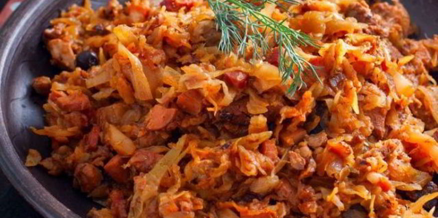 Рецепт овощной икры с капустой