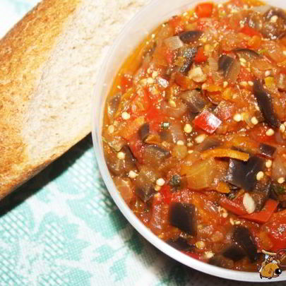 Овощная икра в мультиварке