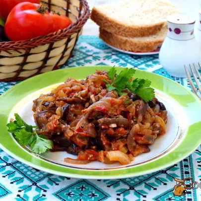 Жареная икра из баклажанов