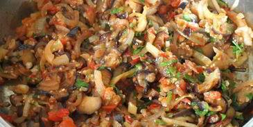 жареная икра из баклажанов