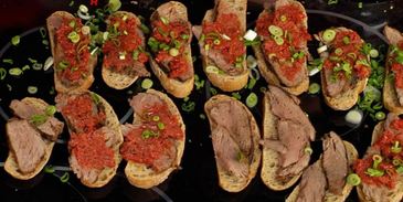 четыре вида канапе