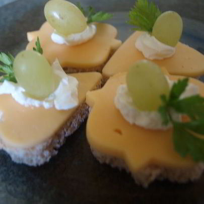 Фигурные канапе