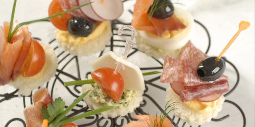 Рецепт канапе ассорти