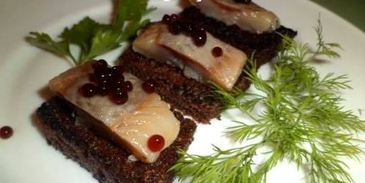 канапе чернушки