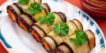 канапе из баклажанов