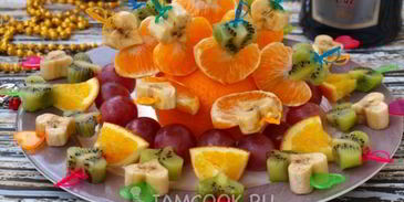 канапе из фруктов