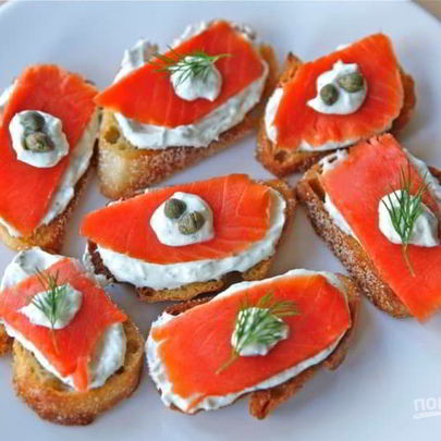 Канапе к празднику