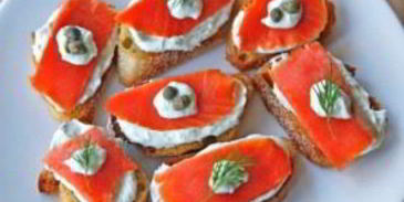 канапе к празднику