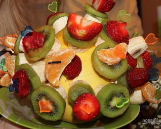 Канапе к шампанскому из фруктов