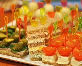 Канапе на день рождения