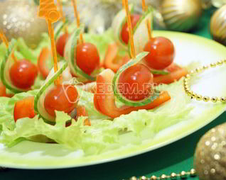 Канапе на праздничный стол Кораблики