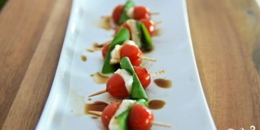 Рецепт канапе на шпажках