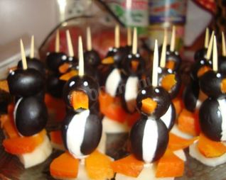 Канапе Пингвины