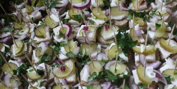 канапе под водочку