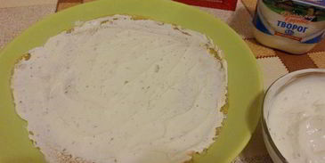 канапе с блинами и семгой