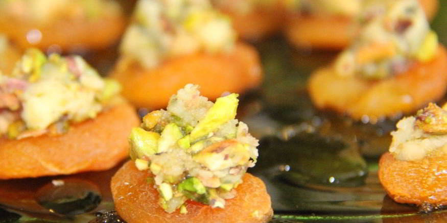 Рецепт канапе с курагой