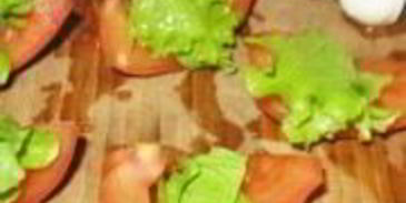 канапе с раковыми шейками