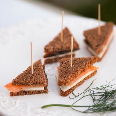 Канапе с семгой