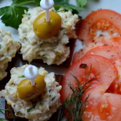 Канапе закусочное