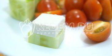 овощное канапе с сыром фета