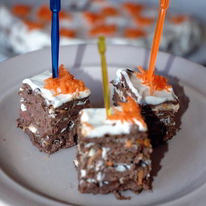 Печеночный тортик-канапе