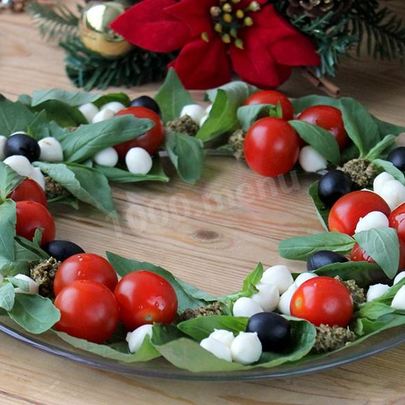 Капрезе с моцареллой