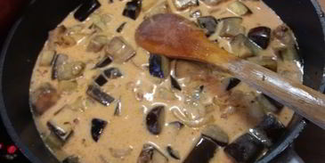 карри из баклажан