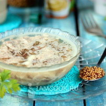 Индюшино-говяжий холодец в мультиварке