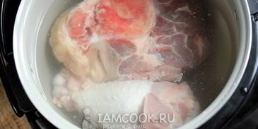 индюшино-говяжий холодец в мультиварке