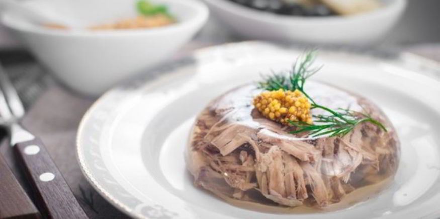 Рецепт холодца из говядины и свиных ножек