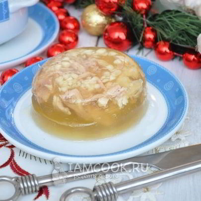 Холодец из курицы в мультиварке
