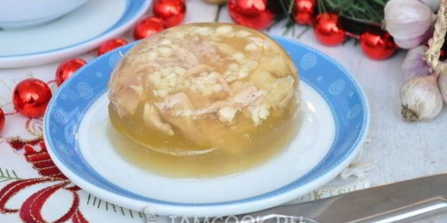 Рецепт холодца из курицы в мультиварке