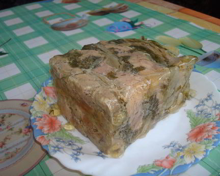 Холодец из лосятины