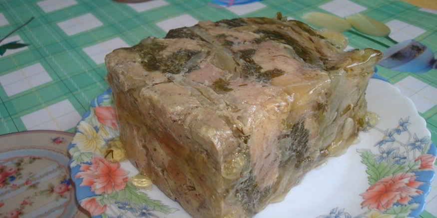 Рецепт холодца из лосятины