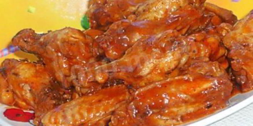 Рецепт крылышек маринованных в меду и соевом соусе