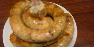 курино-свиная домашняя колбаса