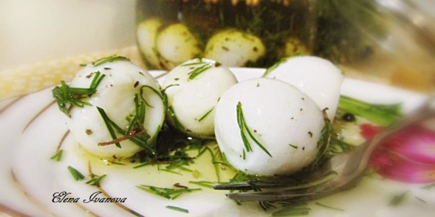 Рецепт маринованных яиц