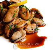 Рецепт Мидий маринованных с соевым соусом