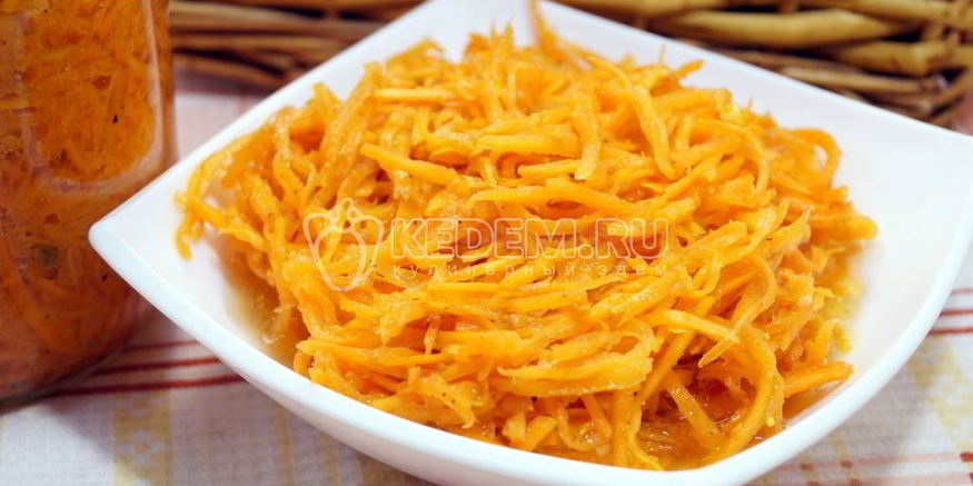Рецепт моркови по-корейски на зиму
