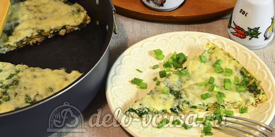 Рецепт диетического омлета в духовке