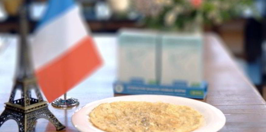 Рецепт французского омлета с кабачкома