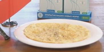 французский омлет с кабачком