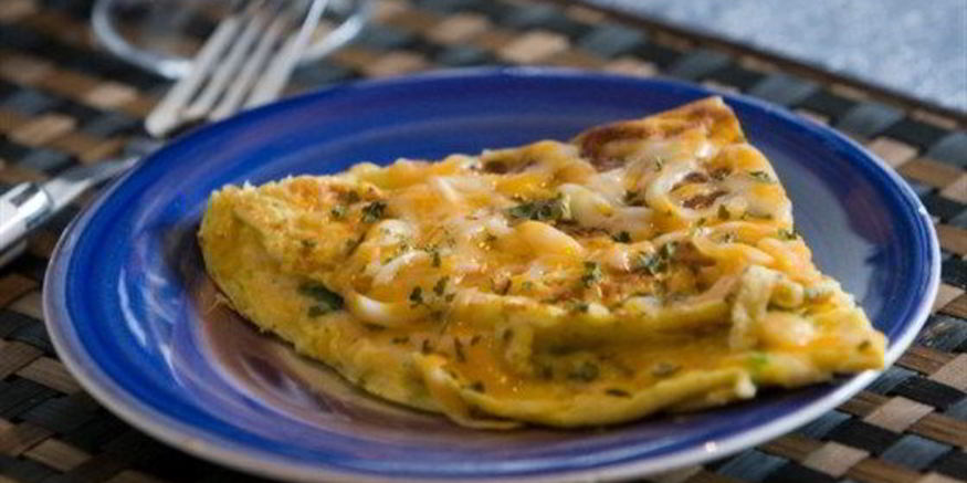 Рецепт фриттаты с фетой, цукини и мятой