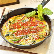 Рецепт Фриттаты с сосисками и овощами