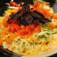 Рецепт Фриттаты с цукини, морковью и помидором